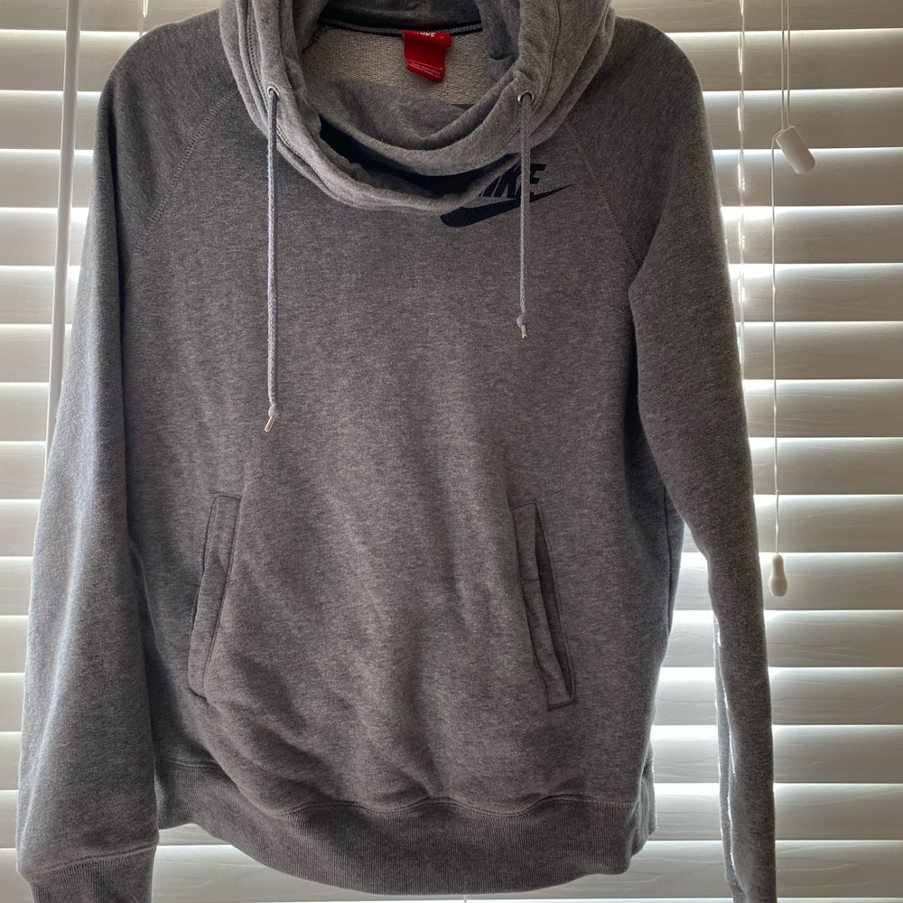 Dark grey nike hoodie